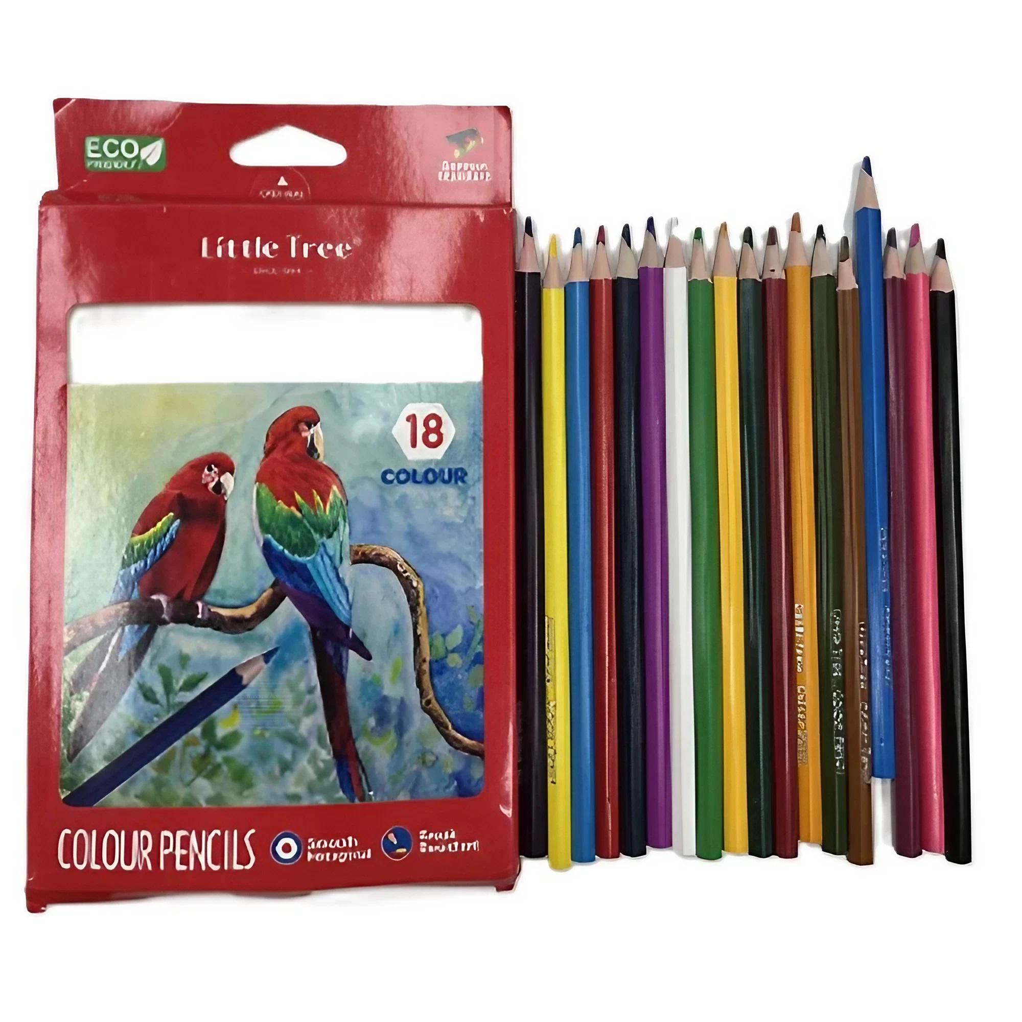 Набор карандашей для рисования Stenson WW00103 в коробке 18 цветов