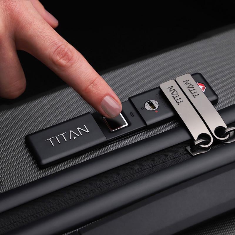 Валіза на 4 колесах Titan X-Ray Pro з USB S 40 л Atomic Steel (Ti700926-85) - фото 5