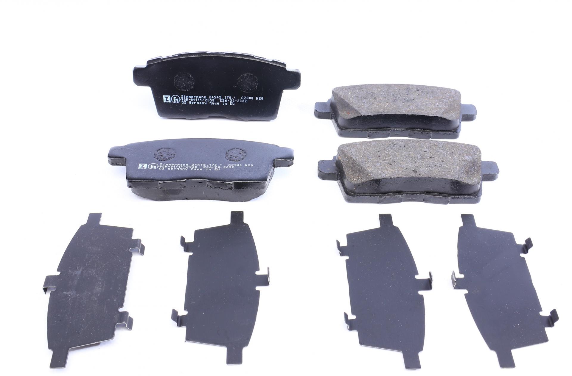 Колодки тормозные задние Mazda CX-7 2.2-2.5/CX-9 3.5/3.7 06-Akebono -24545.170.1 ZIMMERMANN