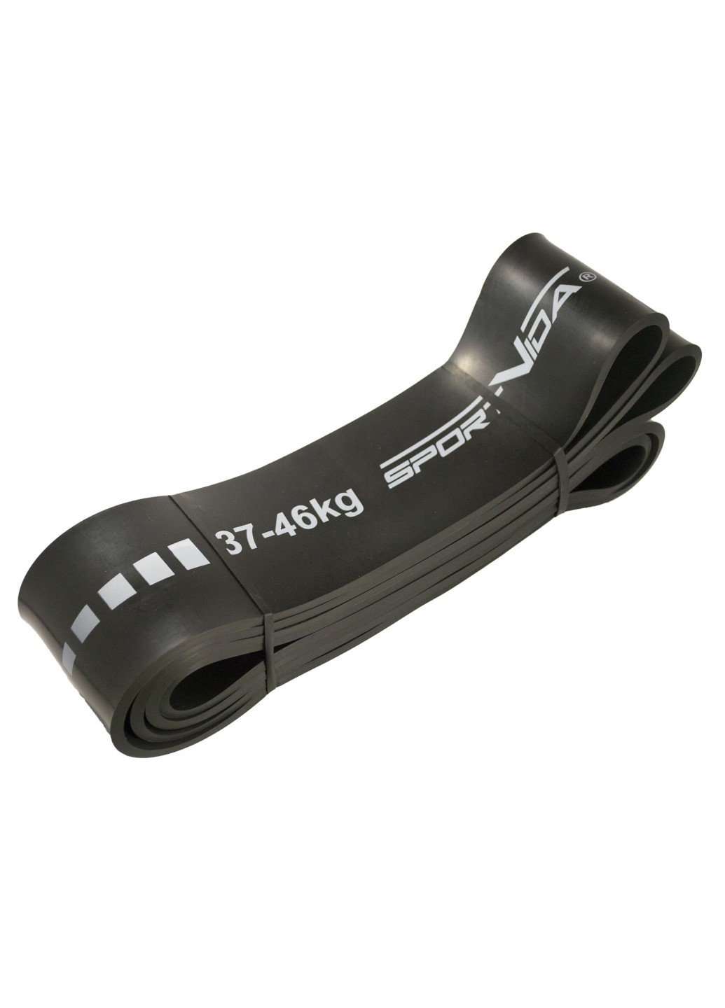Резинка для фитнеса SportVida Power Band 37-46 кг Черный (SV-HK0193)