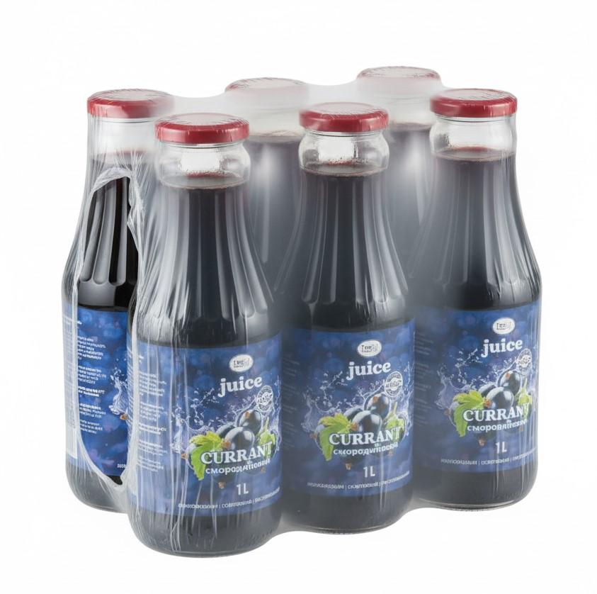 Сок восстановлен Смородиновый 1 л 6 шт. (31558779)