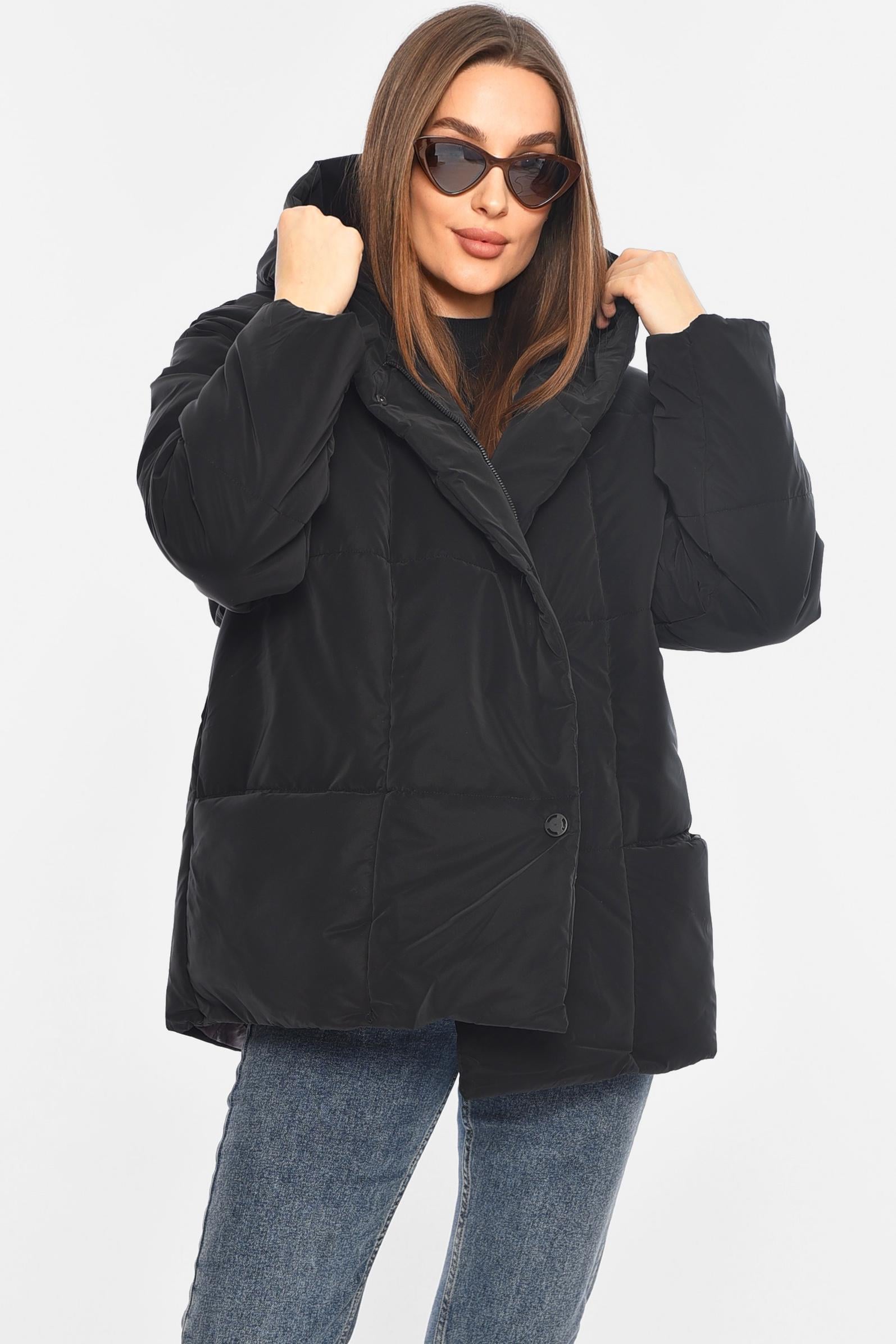 Куртка жіноча демісезонна XL Чорний (196408)