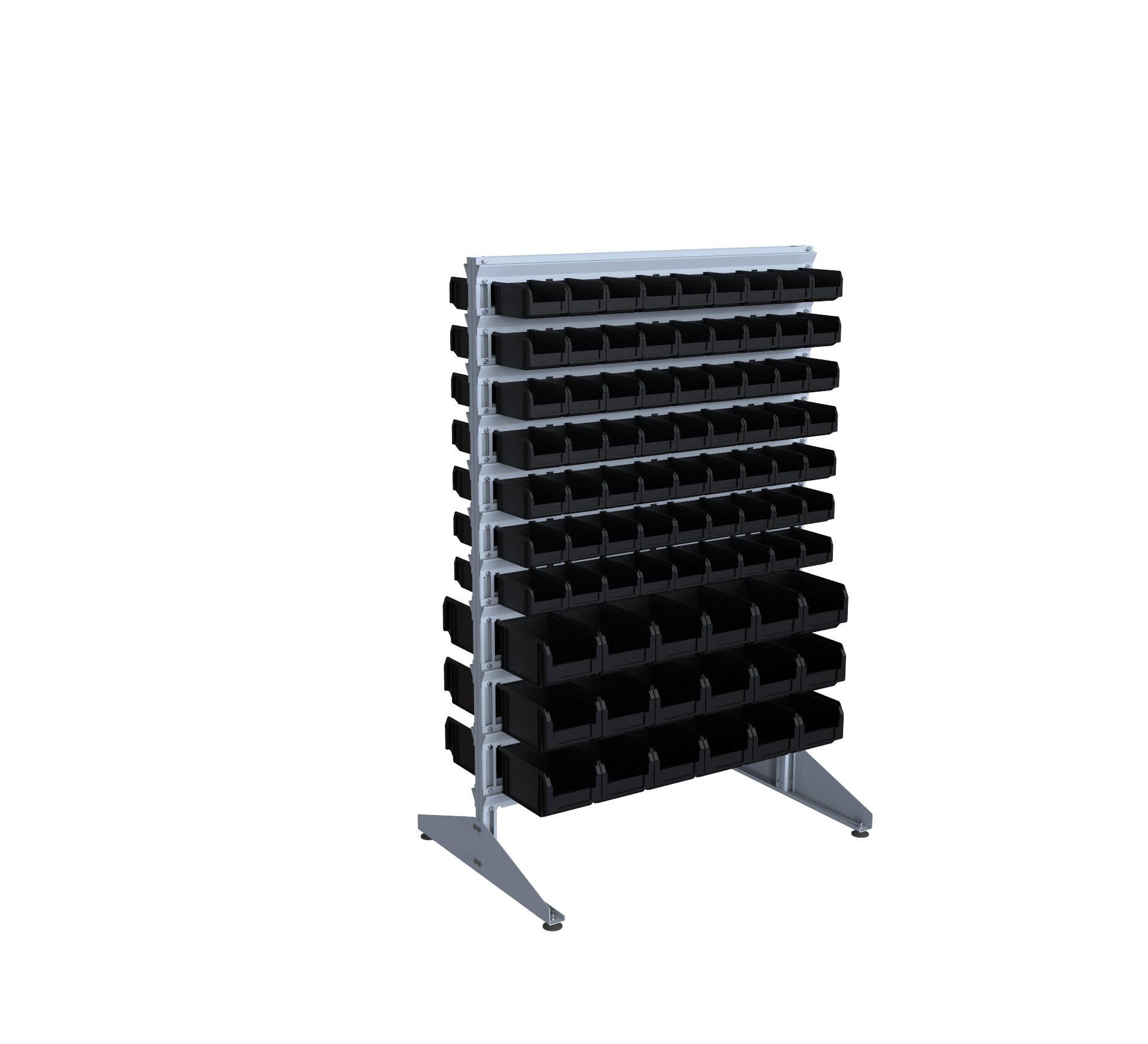 Стелаж для метизів двосторонній DS-15/6 Ч 700x1500x1000 мм (120008)