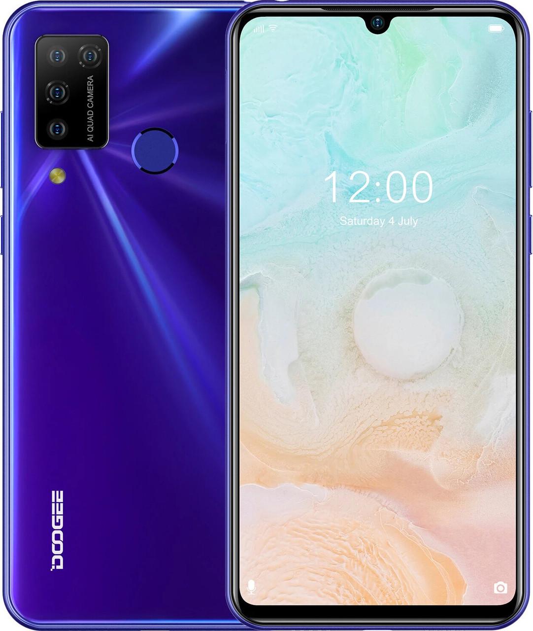 Смартфон Doogee N20 Pro 6/128Gb Blue - фото 1