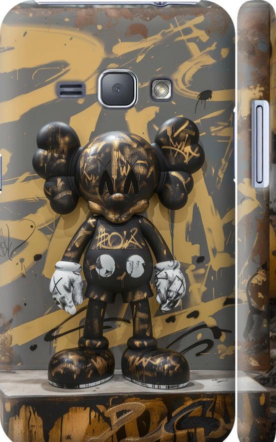 Чехол на Samsung Galaxy J1 (2016) Duos J120H Bronze kaws (6097c-262-42517)