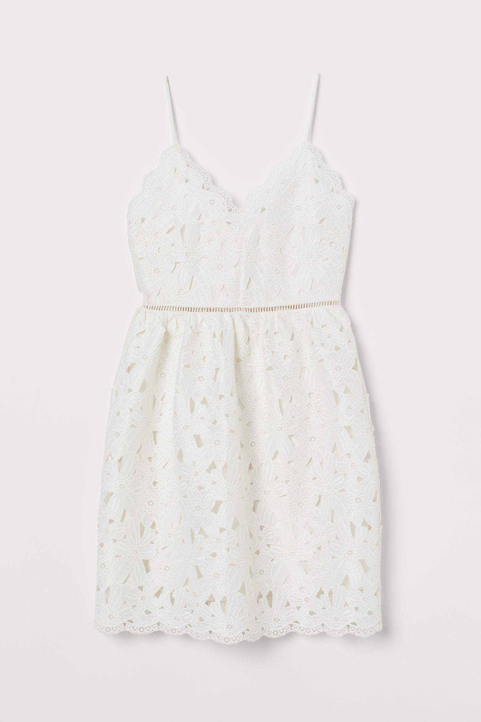 Платье H&M р. 46 Белый (2701857621)