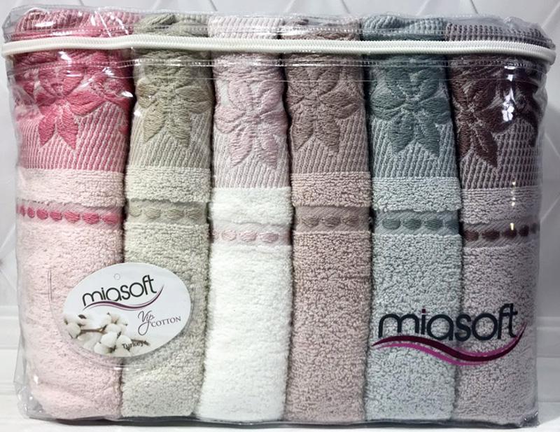 Набор полотенец Pupilla Miasoft Kardelen 6 шт. 50х90 см Набор полотенец Pupilla Miasoft Kardelen 6 шт. 50х90 см