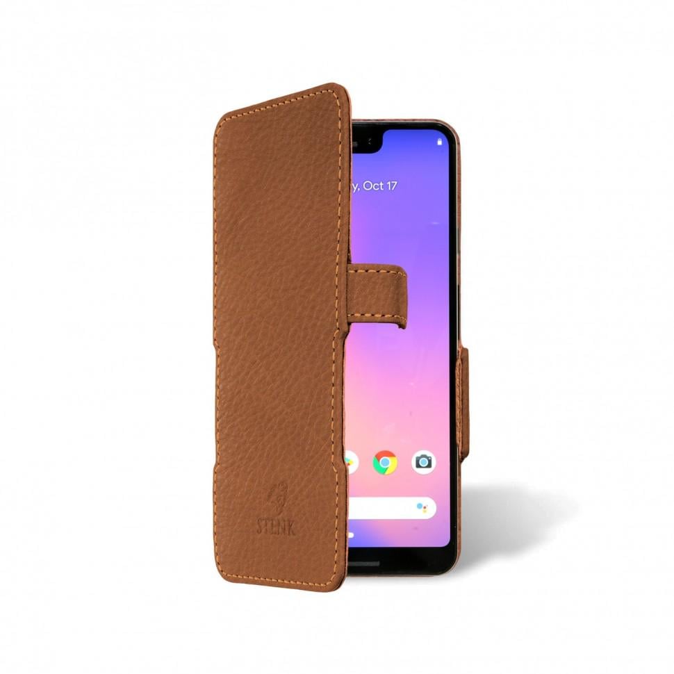 Чехол книжка Stenk Prime для Google Pixel 3 XL Коричневый (62617) Чехол книжка Stenk Prime для Google Pixel 3 XL Коричневый (62617)