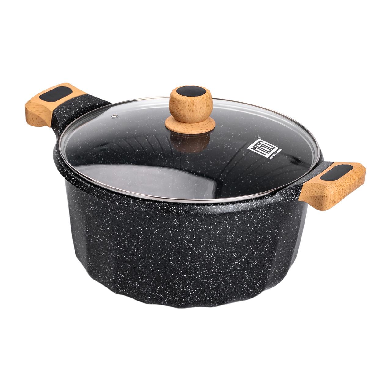 Кастрюля алюминиевая MGC с крышкой с антипригарным покрытием 32 см 11 л (5220) - фото 7 Кастрюля алюминиевая MGC с крышкой с антипригарным покрытием 32 см 11 л (5220) - фото 7