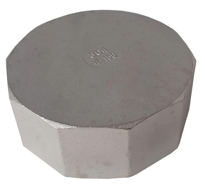 Заглушка внутренняя резьба BSP 3/4" нержавеющая сталь AISI316 (27615521) - фото 2 Заглушка внутренняя резьба BSP 3/4" нержавеющая сталь AISI316 (27615521) - фото 2