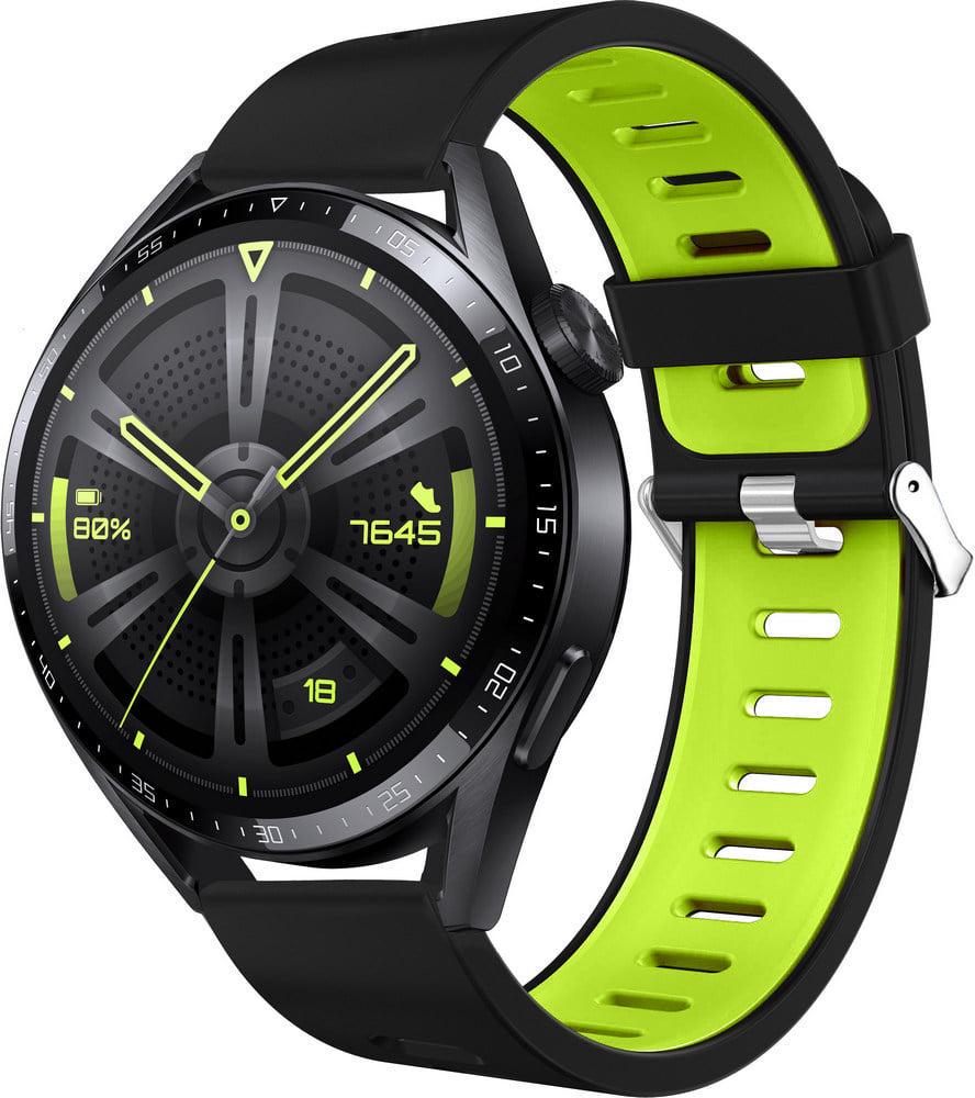 Ремінець Traf для смарт-годинника Huawei Watch GT 4 46 мм Black/Green (38590-4A)