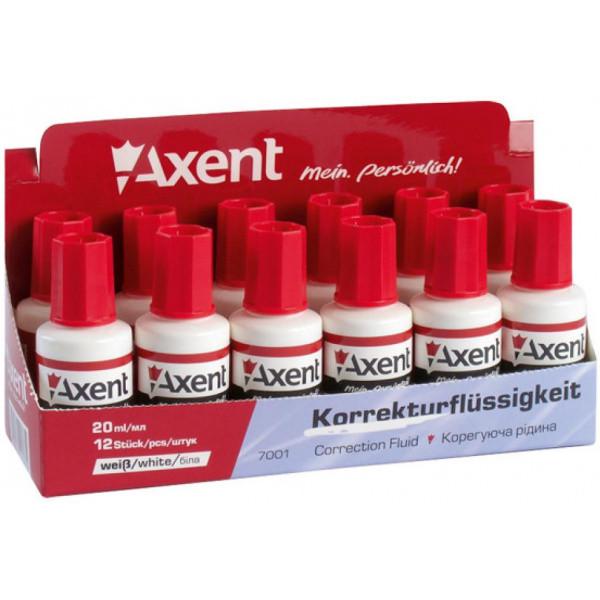 Коректор Axent fluid 20ml (display) (7001-A) - фото 2