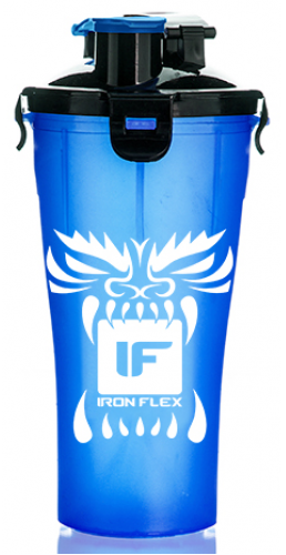 Шейкер IronFlex Shaker Hydra Cup Drakon 828 мл Blue