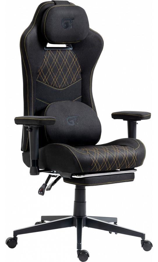 Крісло геймерське GT Racer X-2407 Fabric Black/Orange (1757)