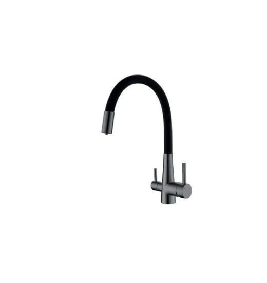 Змішувач для кухні MIXXUS SUS-021 з виходом для питної води Graphite Refl Black (MI6215)