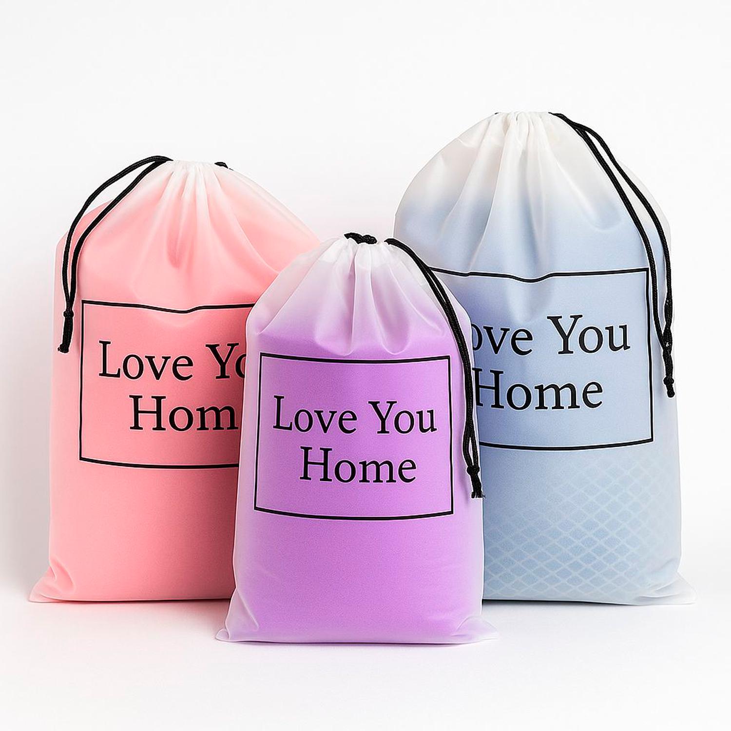 Набір пакетів-сумок LoveYouHome із зав’язкою 15 шт. 30х40 см (59088) - фото 3 Набір пакетів-сумок LoveYouHome із зав’язкою 15 шт. 30х40 см (59088) - фото 3