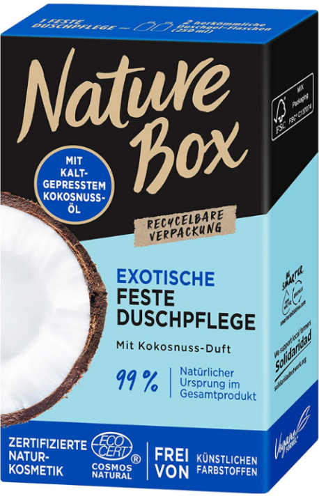 Гель для душа твердый Nature Box Kokos 100 г (15162)