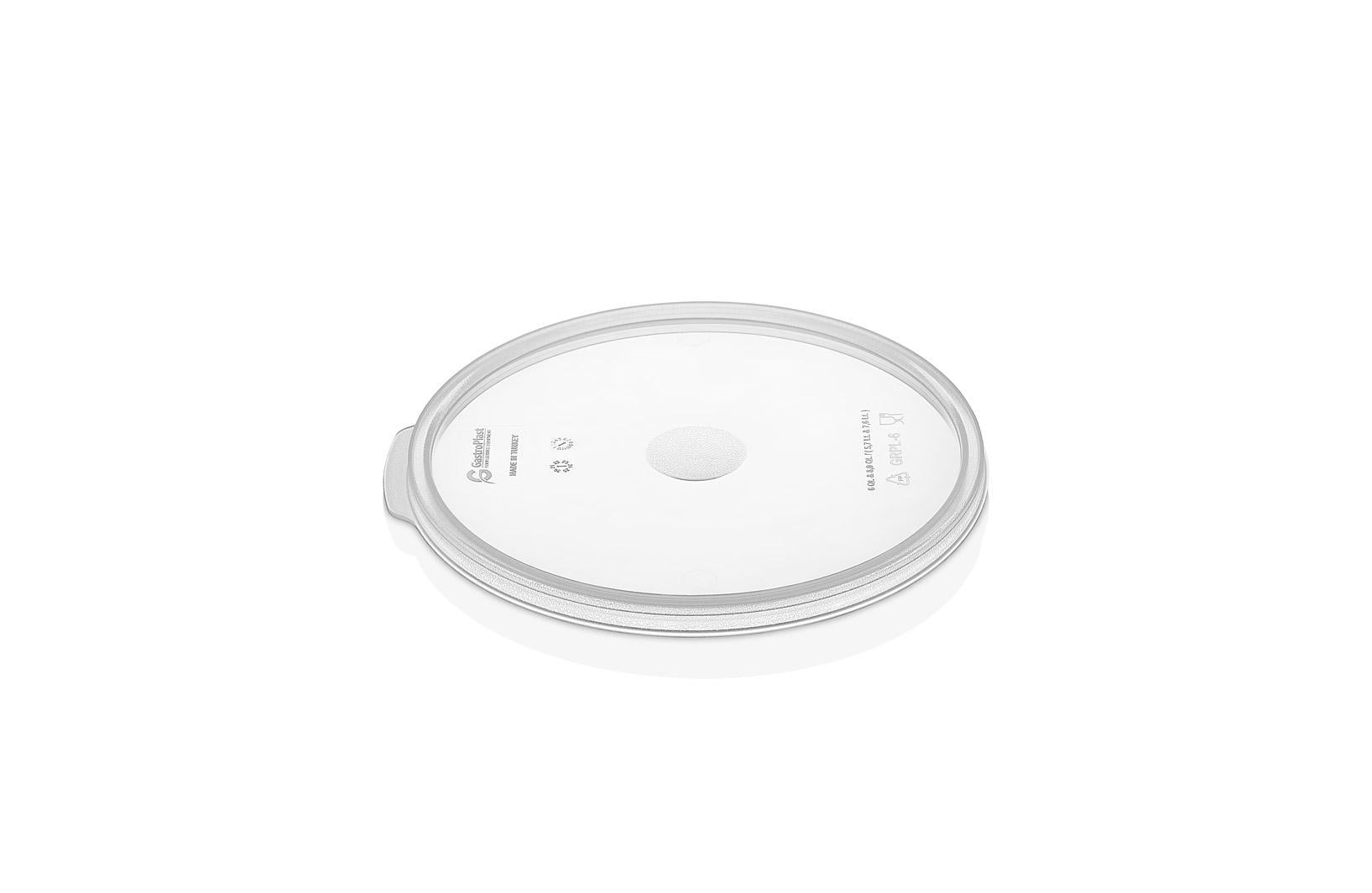 Кришка для круглого контейнера з полікарбонату GastroPlast 6/7,5 л (GRPL-006)