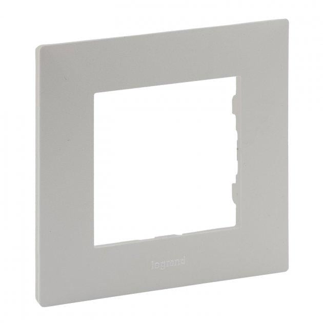 Рамка 1 пост Legrand 863691 Niloe Step пластик Жемчуг (11625443)