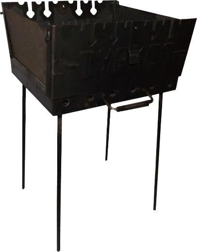 Мангал-чемодан Гроно-Трейд Турист на 6 шампуров 2 мм (01949)