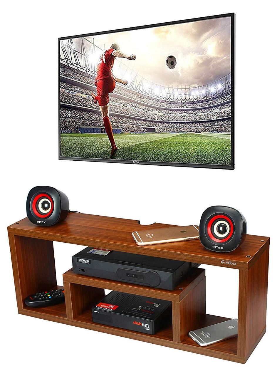 Полка для роутера из дерева Карси Капучино (ПВР-001809)