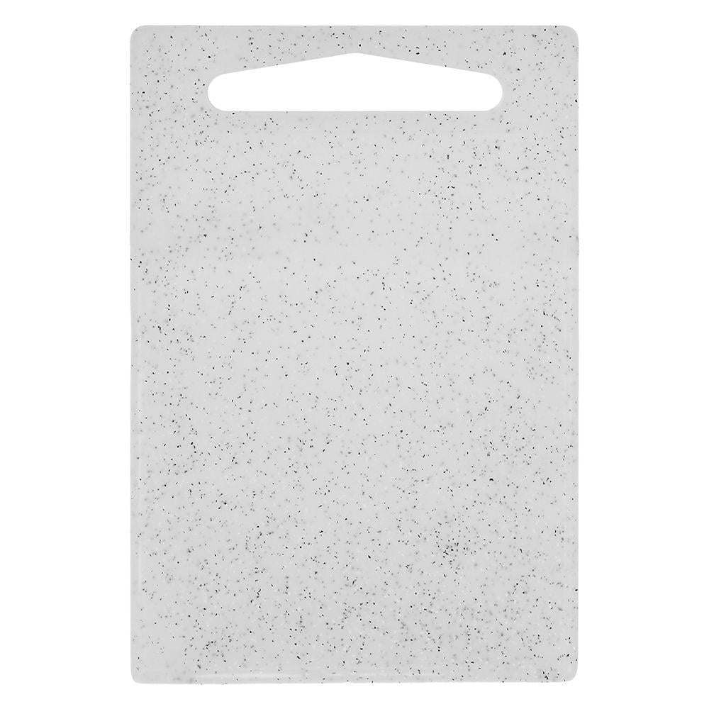Доска разделочная кухонная Stenson Granite пластик 37,5x25 см White (R10014-L)