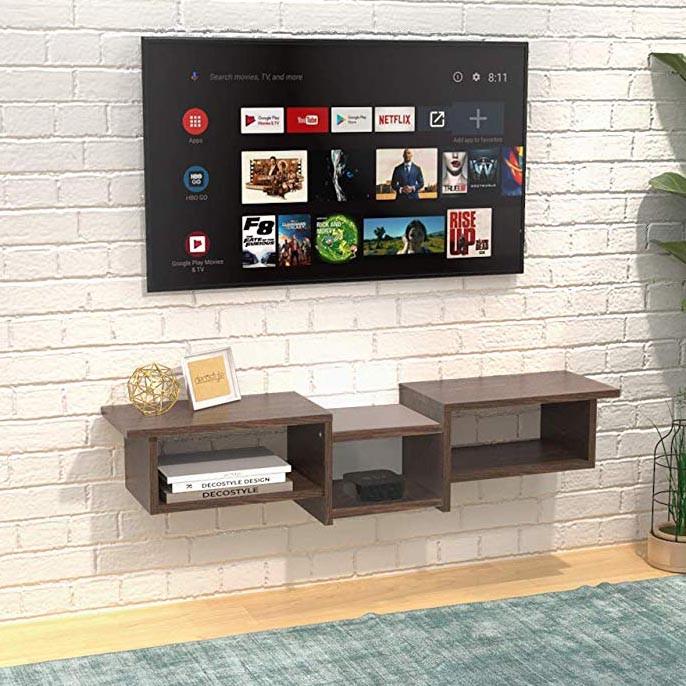 Полка для роутера из дерева Тапа Мокко (ПВР-001910)