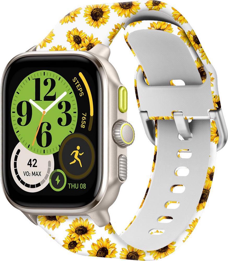 Ремешок Colorful для Amazfit Cheetah Square Sunflower White (38521)