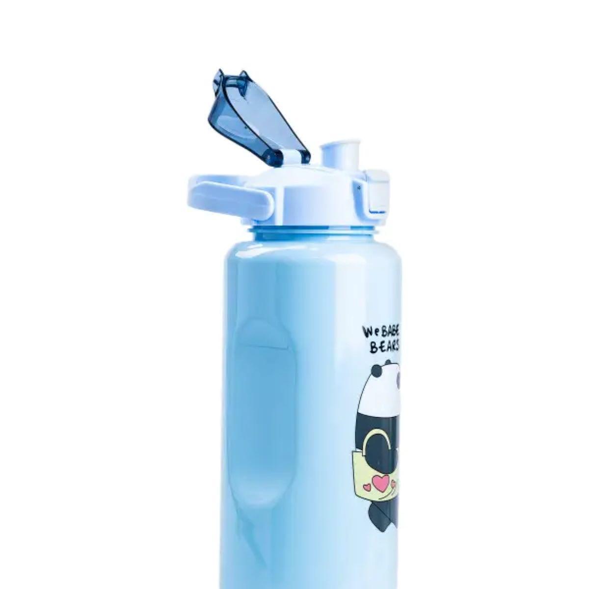 Набір пляшок Панда 3в1 з поїлкою і ручкою 0,3 л/0,7 л/2 л Синій (HPZSB120014BL) - фото 3