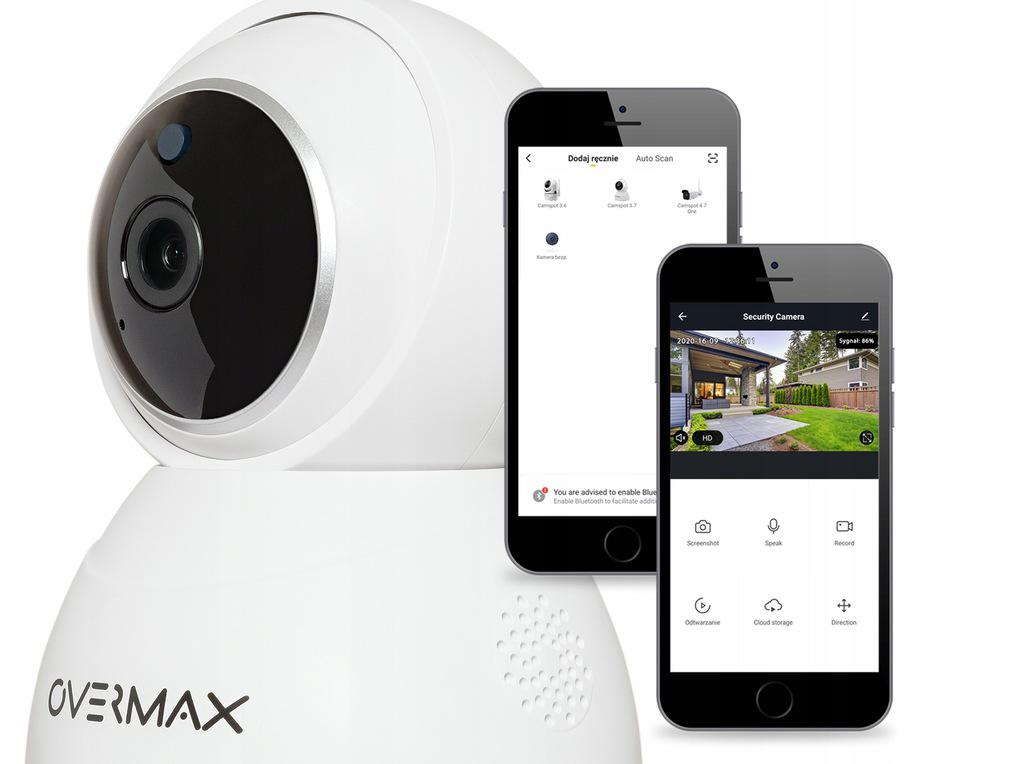 Внутренняя поворотная IP-камера видеонаблюдения Overmax Camspot 3,7 Full HD Wi-Fi - фото 2