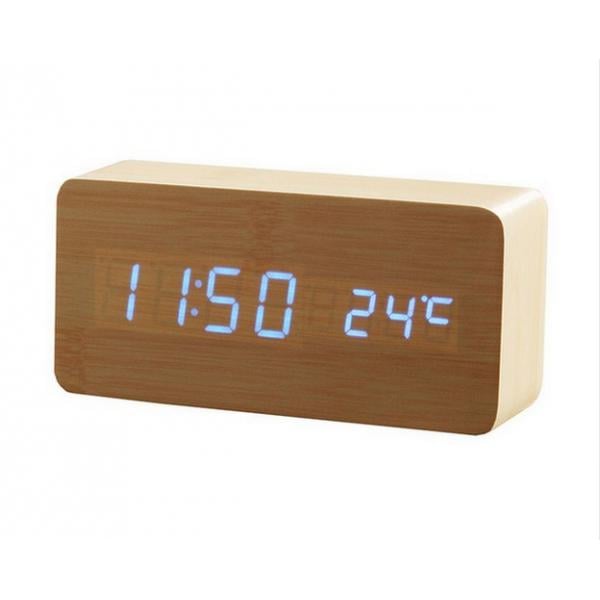 Часы настольные Wooden Clock Бамбук (1299 К)