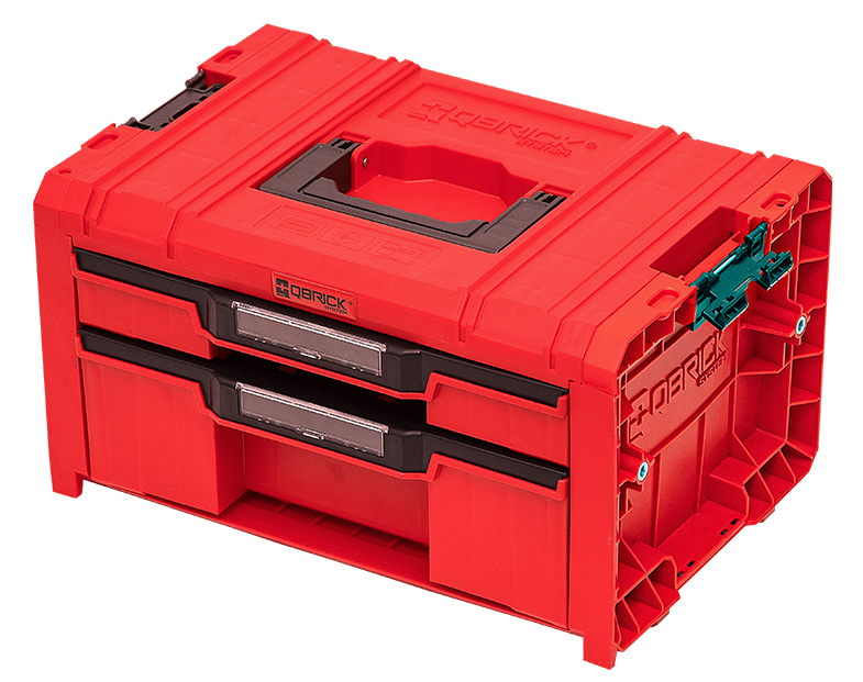 Ящик для інструментів QBRICK SYSTEM PRO Drawer 2 Toolbox 2.0 Expert Red (5901238257486)