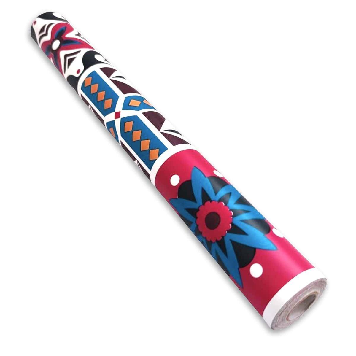 Плівка самоклеюча на паперовій основі вінтажна мозаїка 0,45х10 м х0,07 мм Бордовий SW-00000789 - фото 3 Плівка самоклеюча на паперовій основі вінтажна мозаїка 0,45х10 м х0,07 мм Бордовий SW-00000789 - фото 3