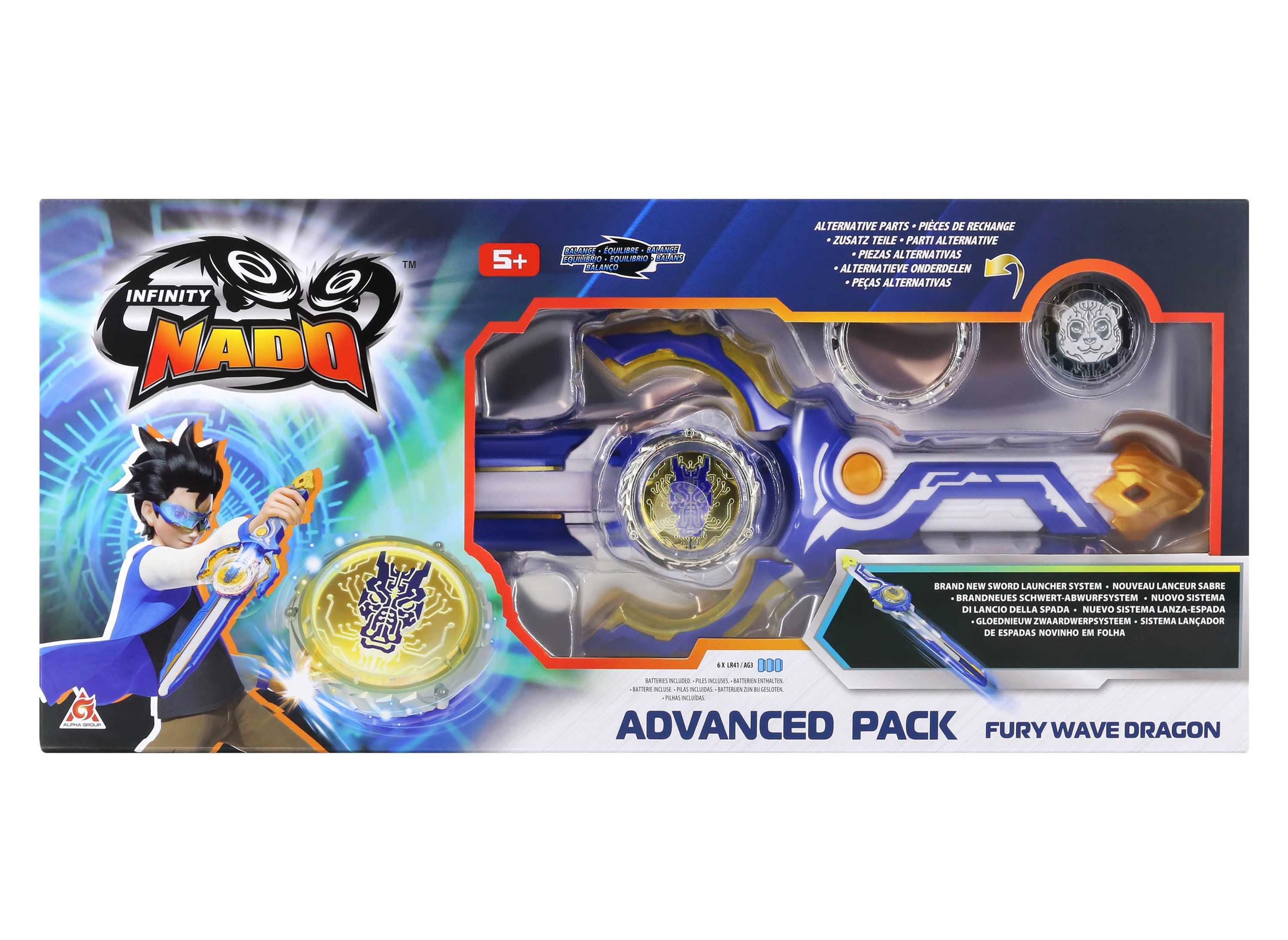 Волчок Infinity Nado VI Advanced Pack Февраль Дракон с LED подсветкой (EU654131) - фото 7