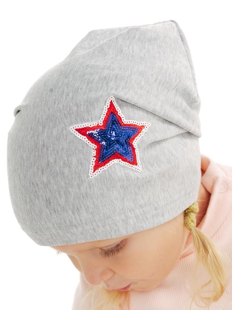 Шапка демисезонная Smil 118511-2 р. 53 Меланж Серый