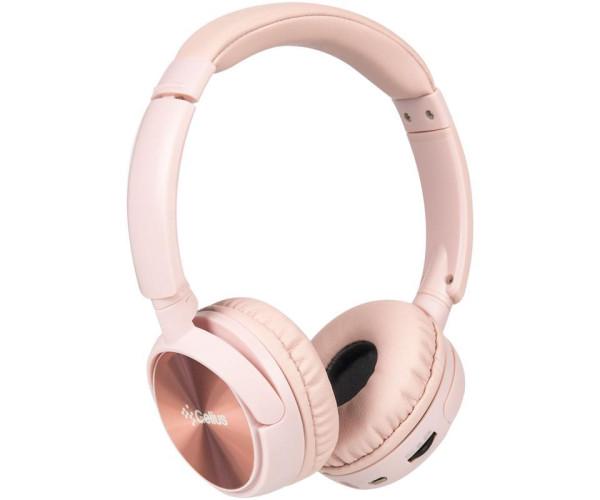 Наушники-гарнитура полноразмерные bluetooth Headset Gelius Pro Crossfire GP HP-007 Pink