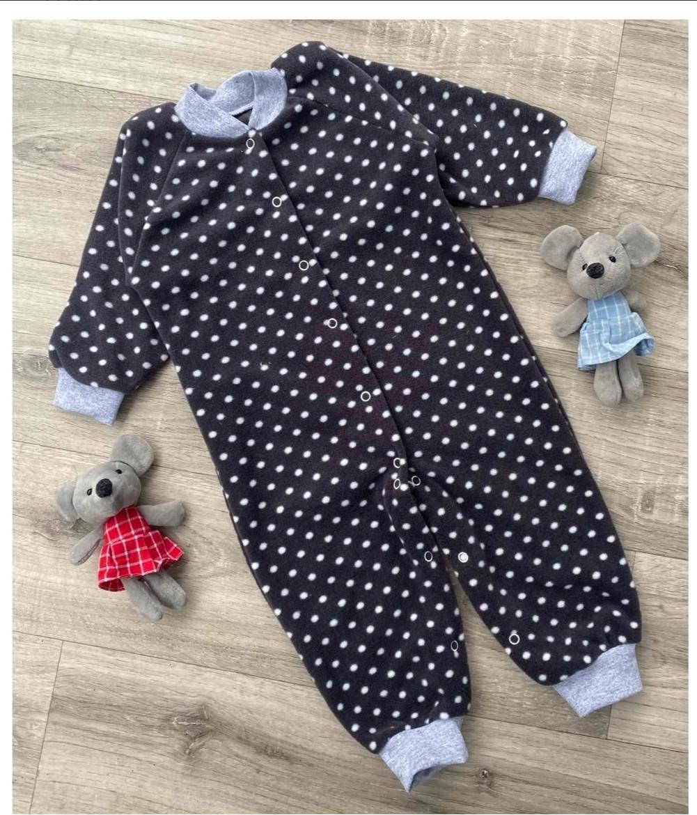 Пижама детская для девочки Горошек на флисе 1 год 86 см (1728857541) Пижама детская для девочки Горошек на флисе 1 год 86 см (1728857541)