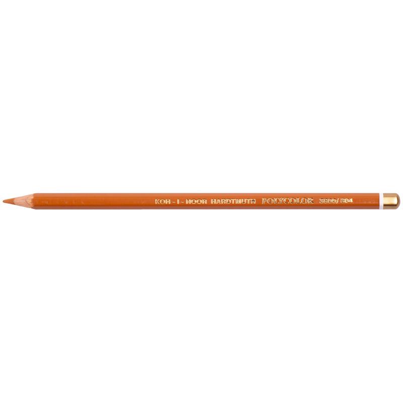 Карандаши художественные POLYCOLOR 12 шт. 3800/804 Brown ochre (8593539340157)