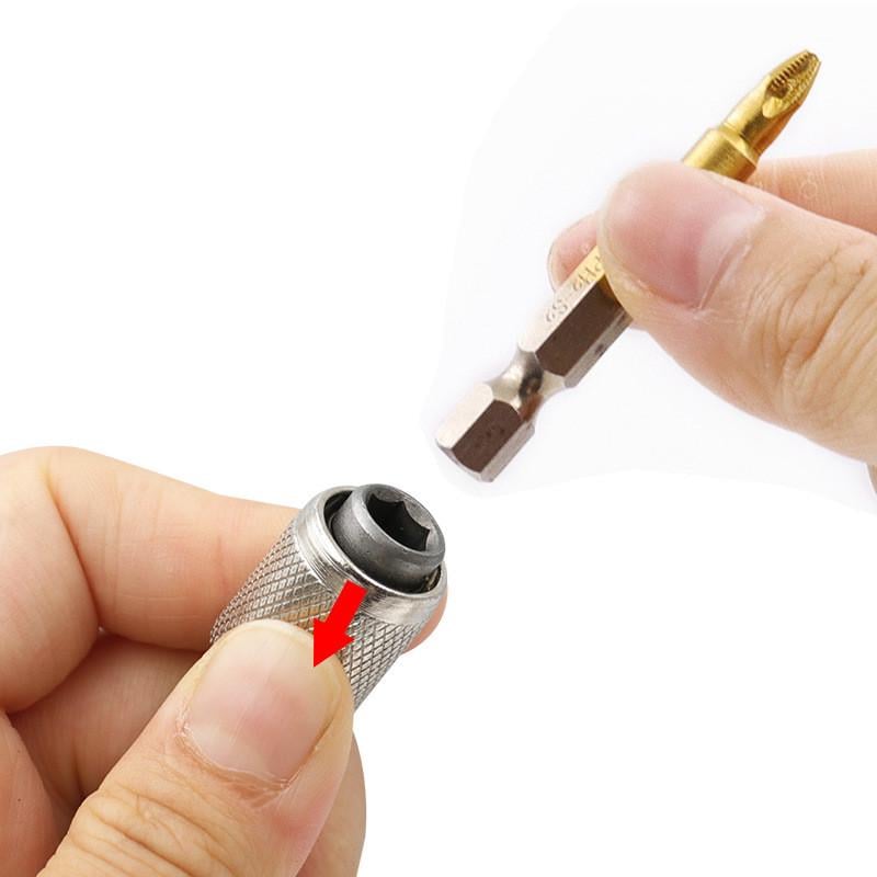 Перехідник для перфоратора 6,35 мм SDS-plus під біти 1/4" (137837) - фото 4