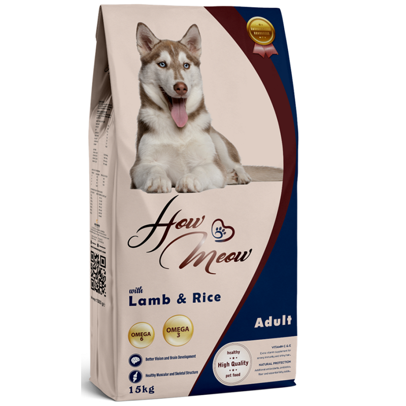 Корм How Meow Dog с ягненком и рисом 15 кг - фото 1 Корм How Meow Dog с ягненком и рисом 15 кг - фото 1