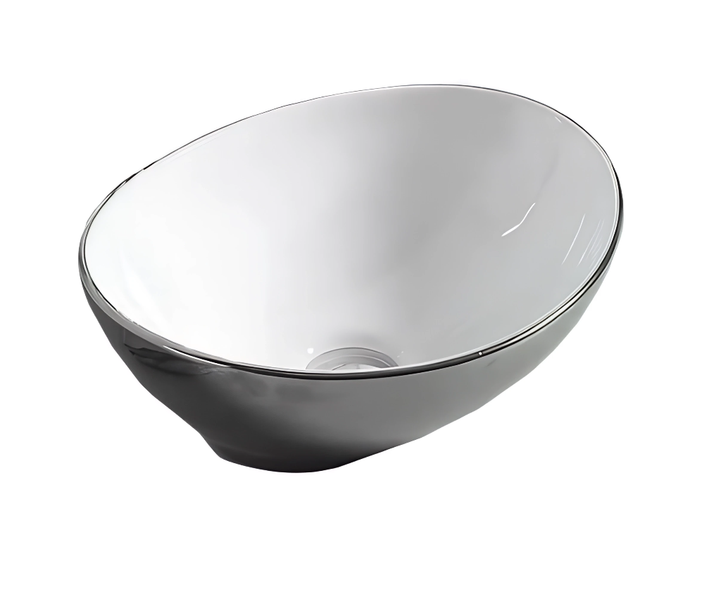 Умывальник накладной Mexen ELZA Silver/White (2810373399)