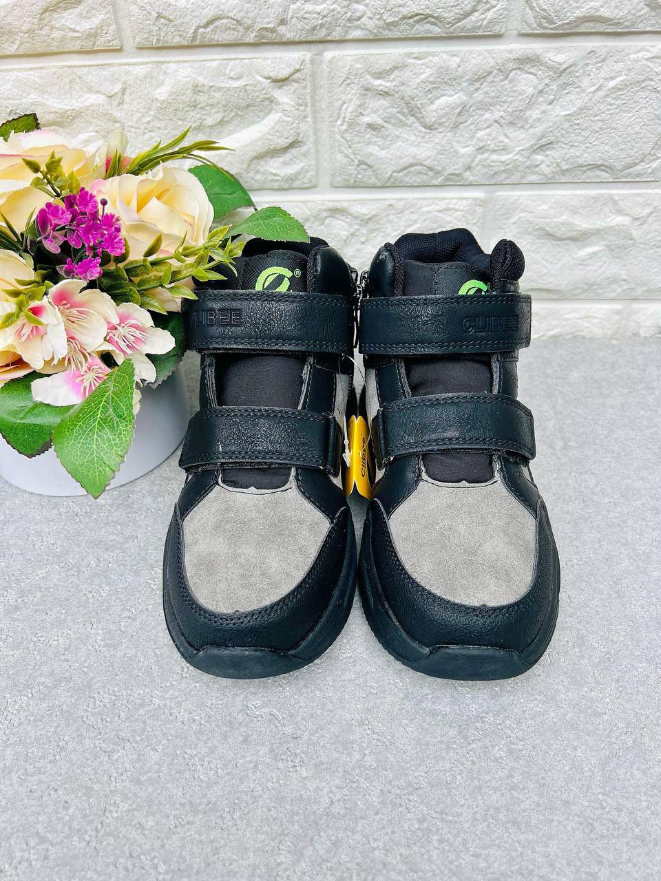 Ботиночки для мальчика Clibee 1567 р. 34 21,8 см Черный (1567-3) - фото 2 Ботиночки для мальчика Clibee 1567 р. 34 21,8 см Черный (1567-3) - фото 2
