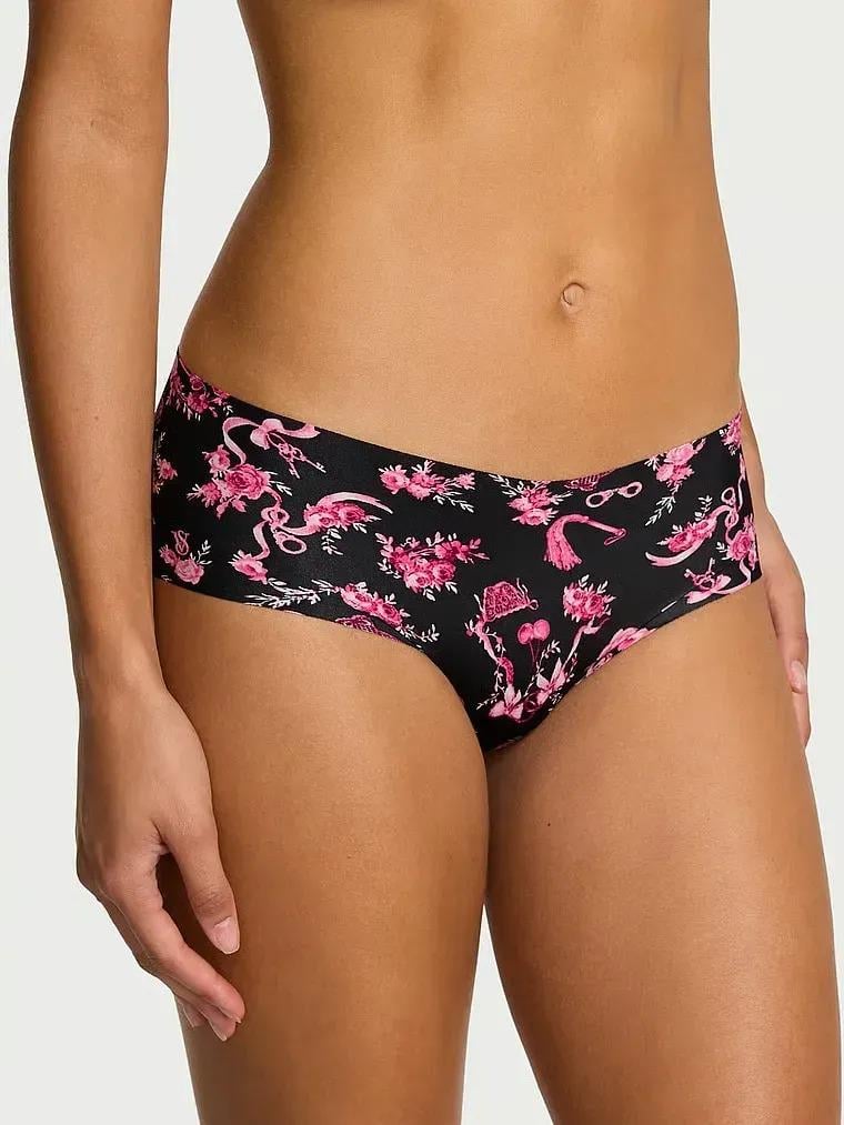 Трусики чики Victoria's Secret No-Show Cheeky Panty S Черный (27186292)