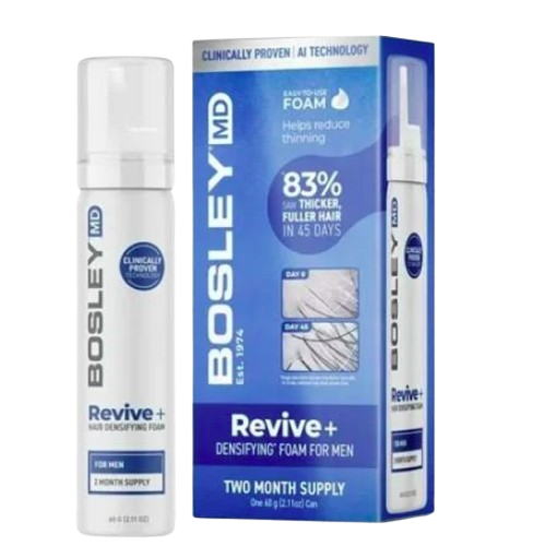 Пена против выпадения волос у мужчин Bosley MD REVIVE+ 60 г (37001)
