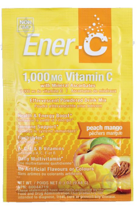 Витаминный напиток для повышения иммунитета Vitamin C Ener-C Вкус Персика и Манго 1 пакетик