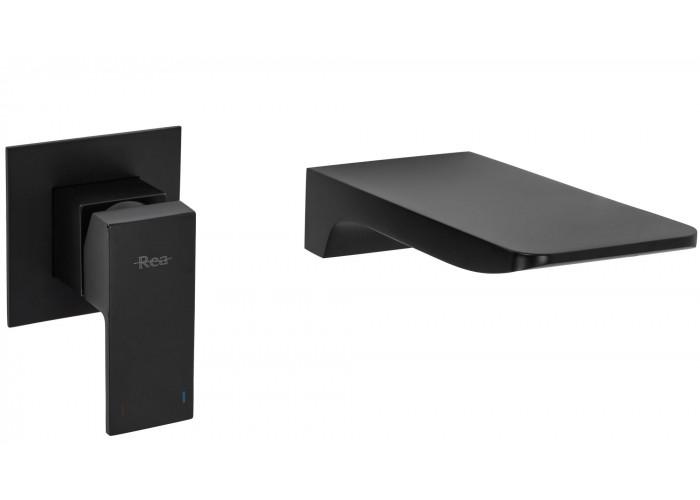 Змішувач прихованого монтажа REA MASON Чорний (REA-B0690) Змішувач прихованого монтажа REA MASON Чорний (REA-B0690)