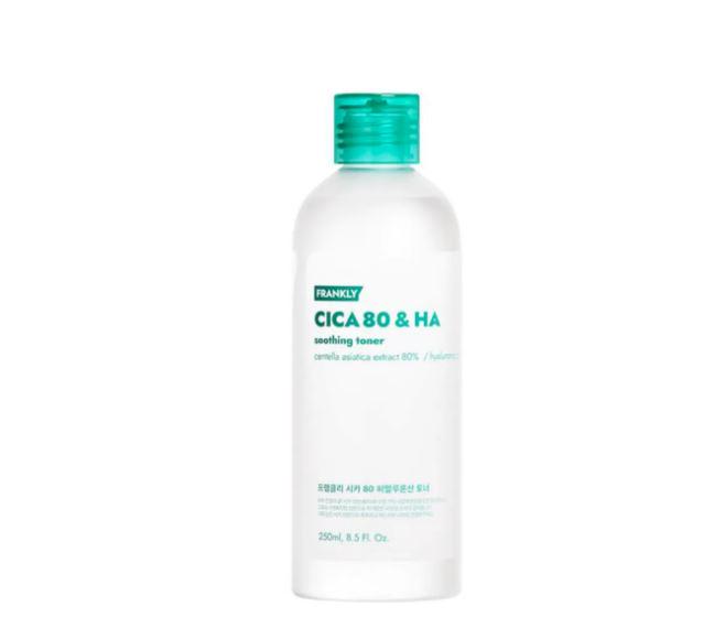 Тонер заспокійливий Frankly Cica 80 & HA Soothing Toner із комплексом центеллі 260 мл (FR5043)