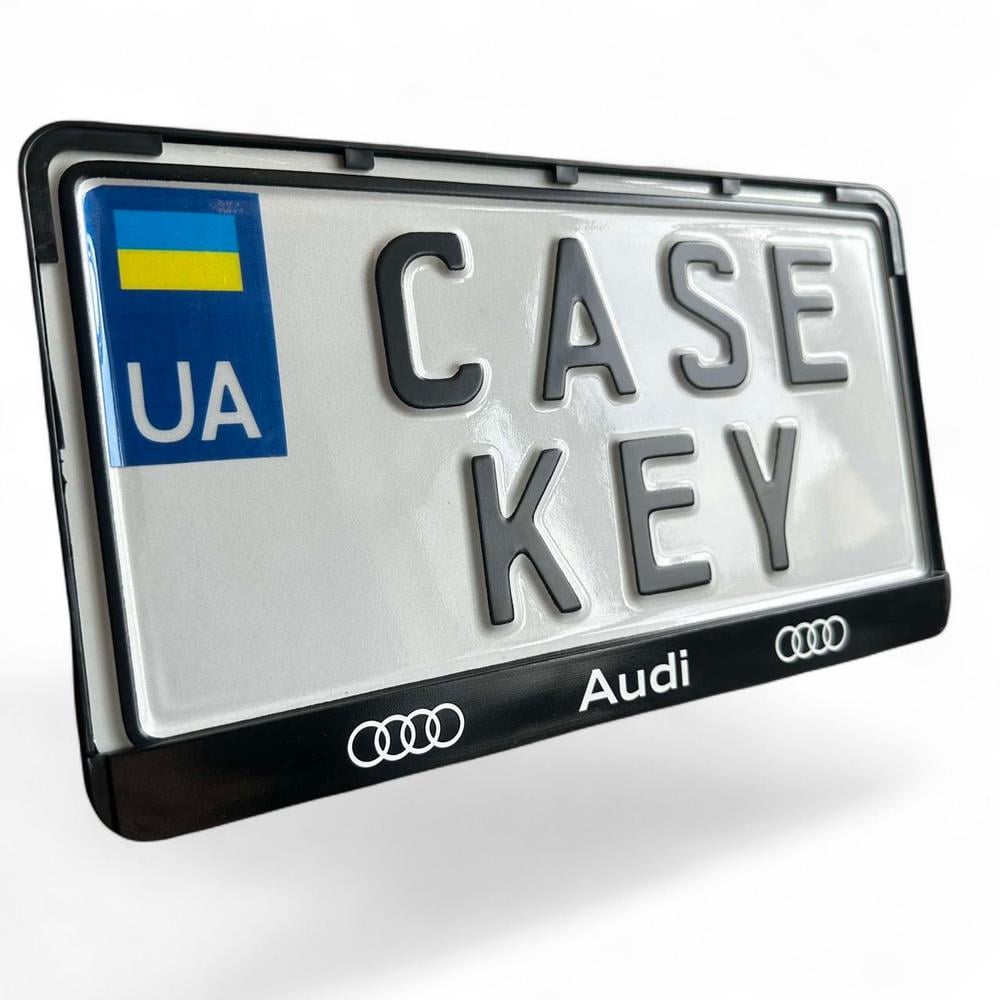 Авторамка США з лакованим друком Audi (auramkausa1)