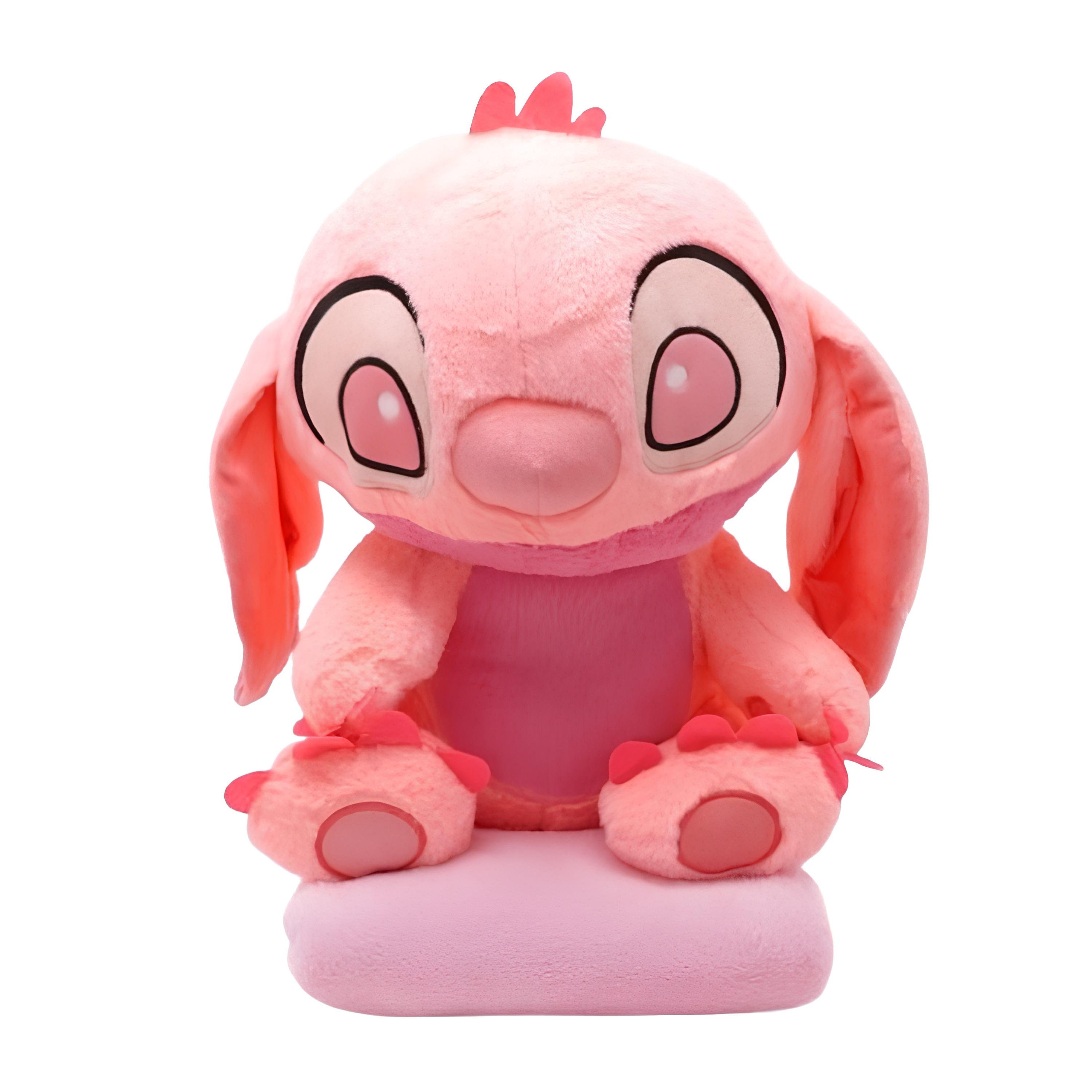 Плед-подушка іграшка Стич 3в1 Рожевий (7452) Плед-подушка іграшка Стич 3в1 Рожевий (7452)