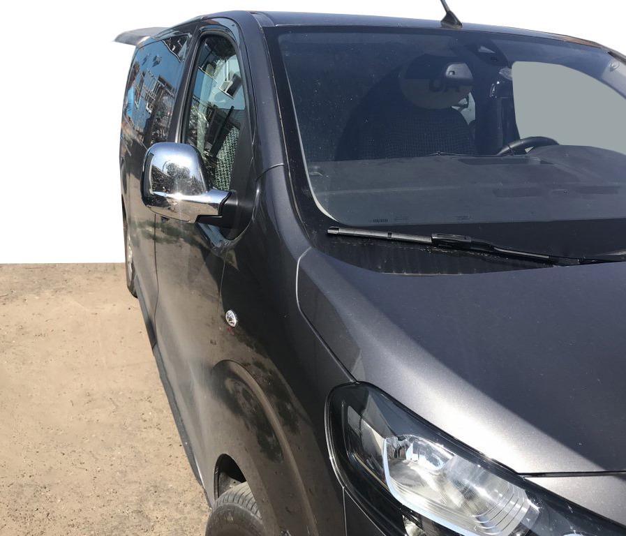 Накладки на зеркала Carmos для Opel Vivaro 2019- гг. abs-пластик Хром